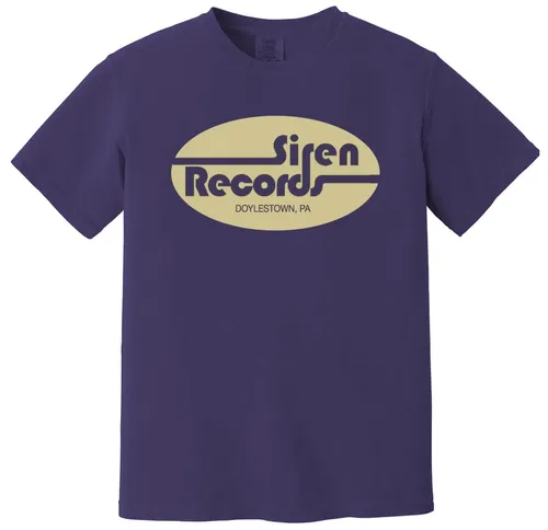 Siren Records - [Medium] Navy Logo Short Sleeve 