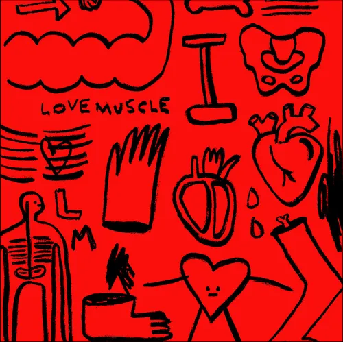 LOVEMUSCLE (Sir Froderick and Georgie Sweet) - LOVEMUSCLE vinyl record cover