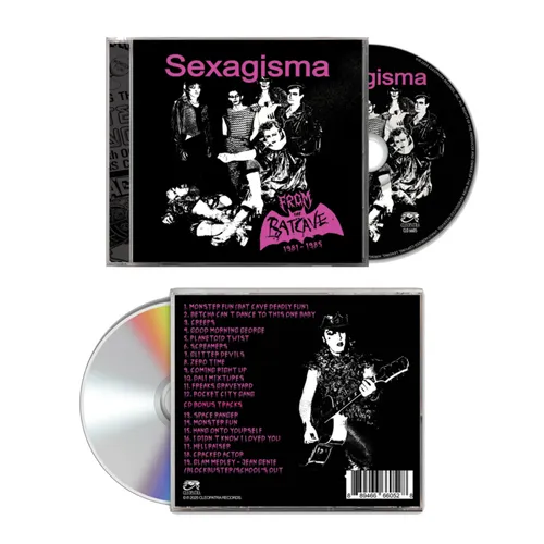 SEXAGISMA - FROM THE BATCAVE 1981-1985 - vinyl record cover