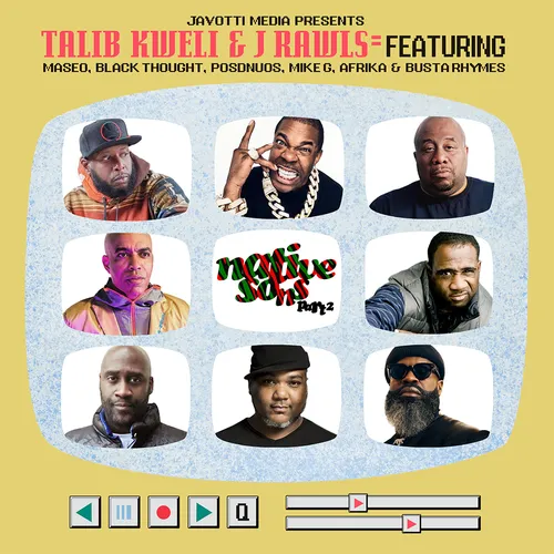 Talib Kweli &amp; J Rawls - Native Sons Part 2 vinyl record cover