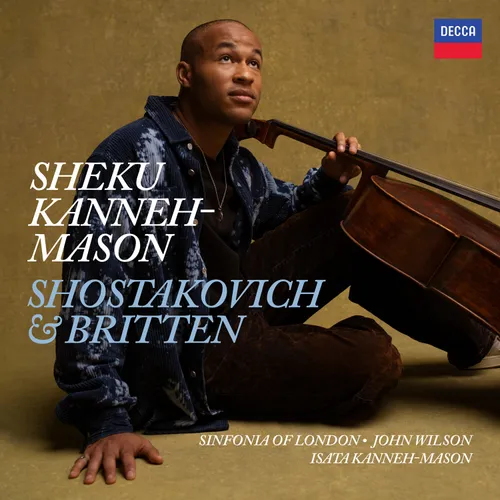 Kanneh-Mason, Sheku - Shostakovich: Cello Concerto No. 2; Britten: Cello vinyl record cover