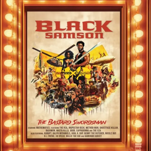 Wu-Tang And Mathematics - Black Samson, The Bastard Swordsman: Wu-Tang, The Saga Continues Collection - vinyl record cover