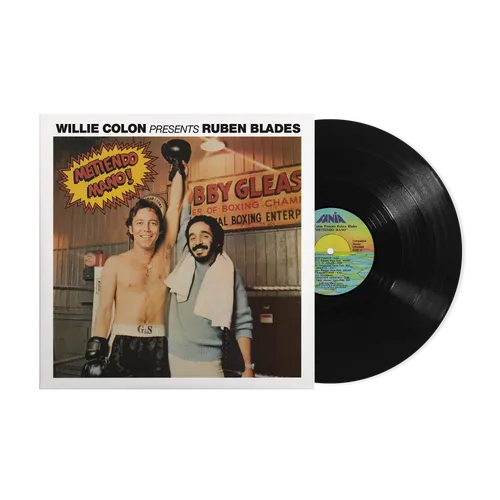 Willie Colon, Ruben Blades - Metiendo Mano - vinyl record cover