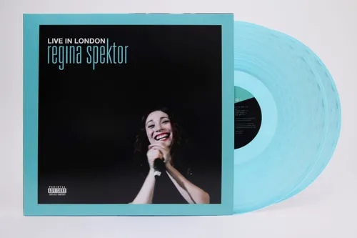 Regina Spektor - Live in London 2LP (curacao blue 2LP) vinyl record cover