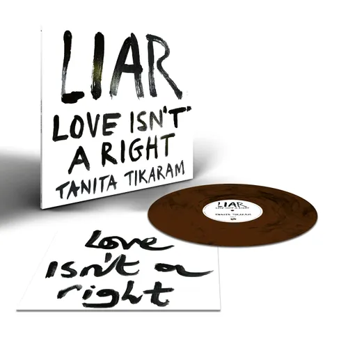 Tanita Tikaram - LIAR (Love Isn't A Right) vinyl record cover