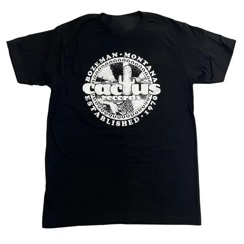Cactus Records - B&W Logo Shirt [S]