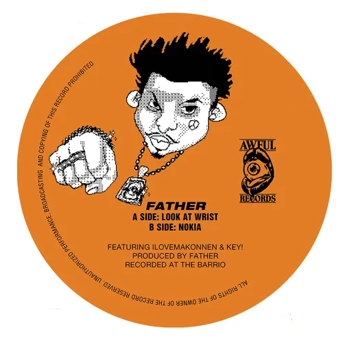 Father - Look At Wrist b/w Nokia vinyl record cover
