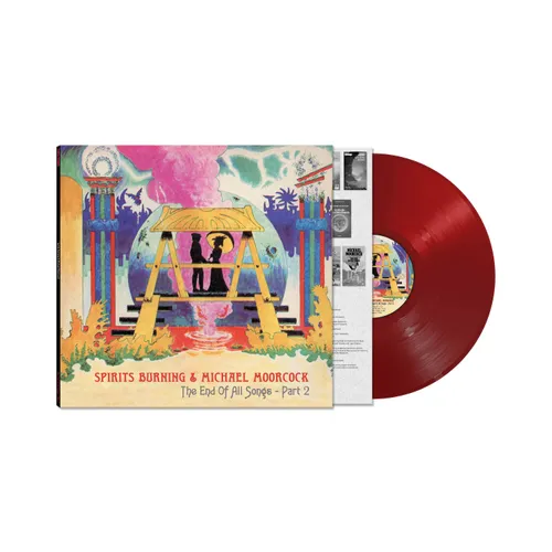 Spirits Burning &amp; Michael Moorcock - The End Of All Songs - Part 2 vinyl record cover
