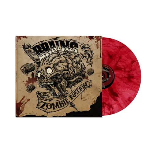 The Brains - Zombie Nation - vinyl record cover
