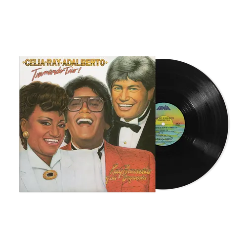 Celia Cruz, Ray Barretto &amp; Adalberto Santiago - Tremendo Trio! (Remastered 2025) - vinyl record cover