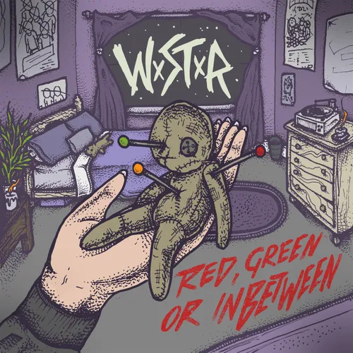 WSTR - Red Green Or Inbetween vinyl record cover