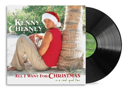 Kenny Chesney - All I Want For Christmas Is A Real Good Tan vinyl record cover