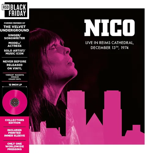 Nico - Live In Reims Cathedral 1974 vinyl record cover