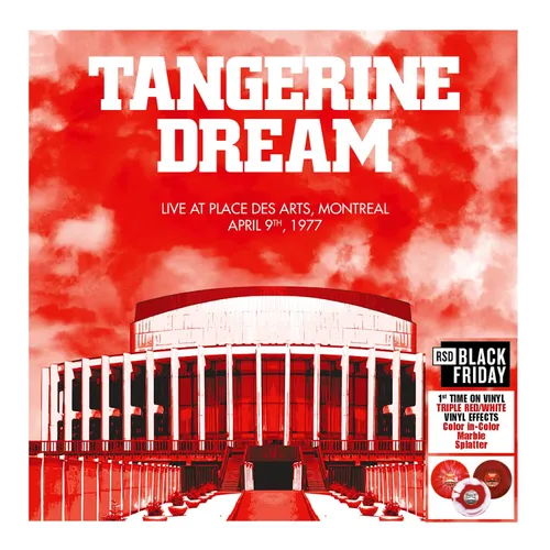 Tangerine Dream - Live At Place Des Arts Montreal April 10 77 vinyl record cover