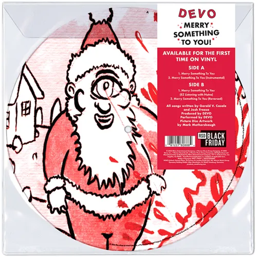 Devo - Merry Something To You vinyl record cover