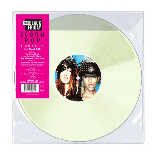 Icona Pop ( Charli Xcx ) - I Love It vinyl record cover