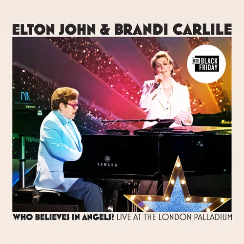 Elton John  / Carlile,Brandi - Who Believes in Angels? vinyl record cover