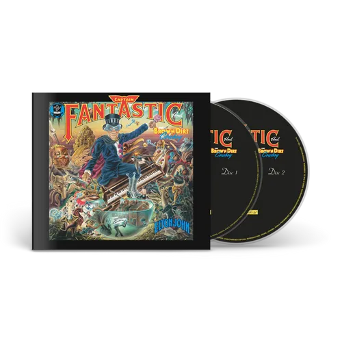 Elton John - Captain Fantastic and the Brown Dirt Cowboy - (50th Anniversary Edition) vinyl record cover