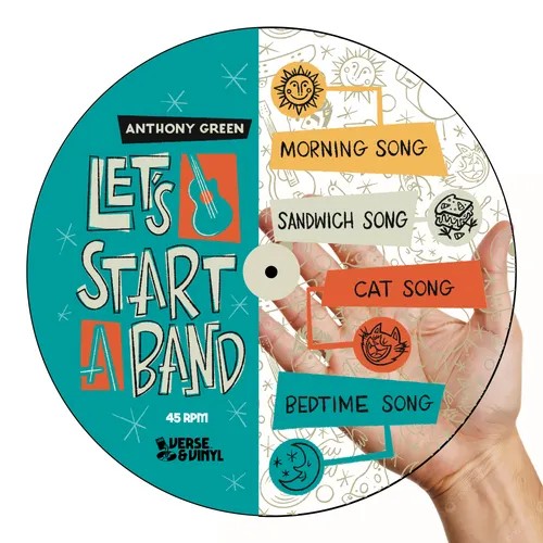 Anthony Green - Let's Start a Band (ep) vinyl record cover