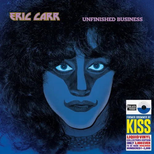 Eric Carr from KISS - Unfinished Business: The Liquid Vinyl Numbered Edition vinyl record cover
