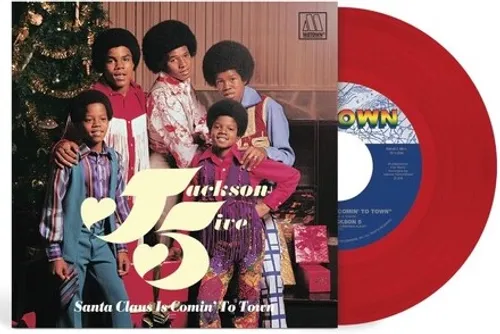 Jackson 5 - Santa Claus Is Comin To Town vinyl record cover