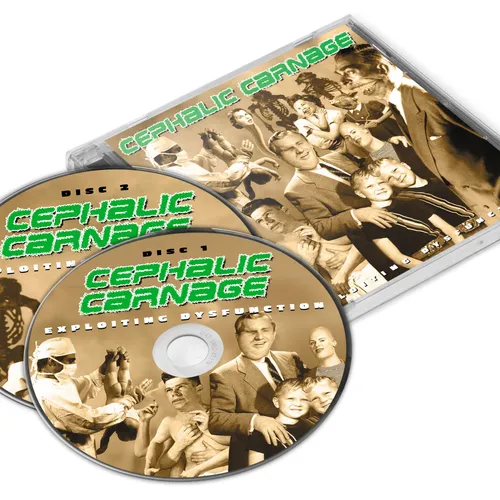 Cephalic Carnage - Exploiting Dysfunction - Deluxe 25th Anniversary Reissue vinyl record cover