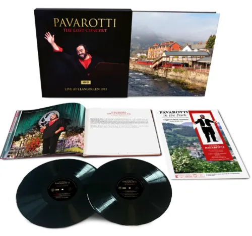 Luciano Pavarotti - Lost Concert: Live At Llangollen 1995 (W/Book) vinyl record cover