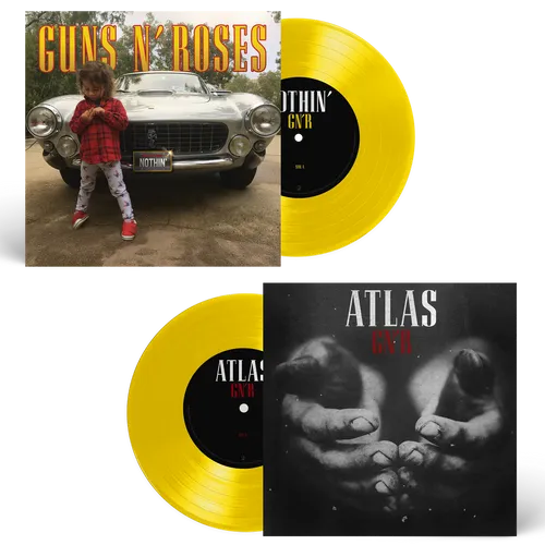 Guns N' Roses - Nothin' / Atlas vinyl record cover