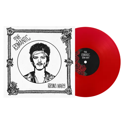 Bruno Mars - The Romantic vinyl record cover
