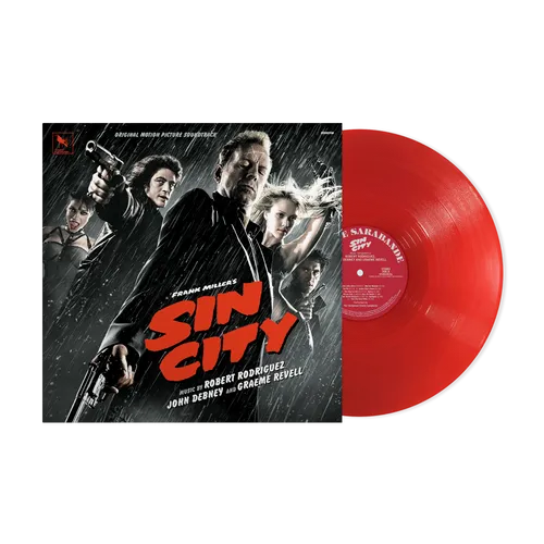 Graeme Revell, John Debney & Robert Rodriguez - Sin City - Original Motion Picture Soundtrack vinyl record cover
