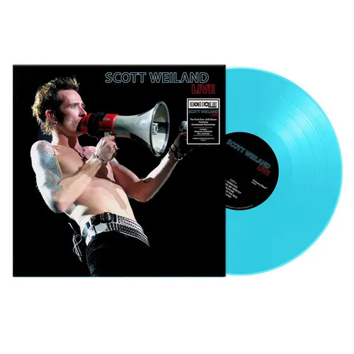 Scott Weiland - Live (Rsd) (Blue) vinyl record cover