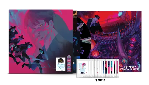 Various Artists - KPop Demon Hunters (Soundtrack from the Netflix Film) - Saja Boys Edition vinyl record cover