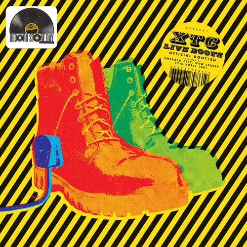 Xtc - Live Boots - Live At Emerald City 1981 vinyl record cover