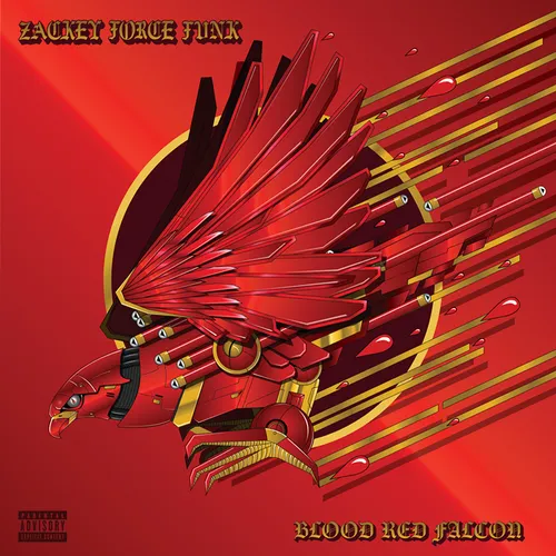 Zackey Force Funk - Blood Red Falcon vinyl record cover