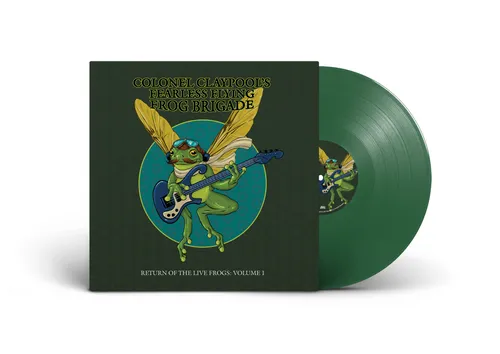 Colonel Claypool's Fearless Flying Frog Brigade - Return of the Live Frogs: Volume 1 vinyl record cover