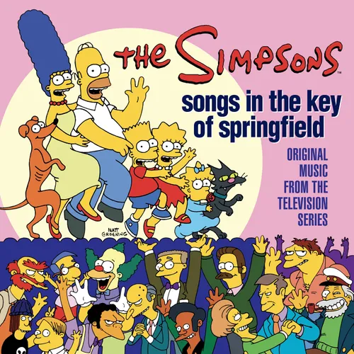 The Simpsons [TV Series] - Songs in the Key of Springfield vinyl record cover