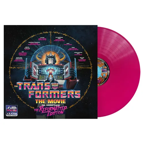 Transformers - The Movie, The Soundtrack, The Reformatted Edition vinyl record cover