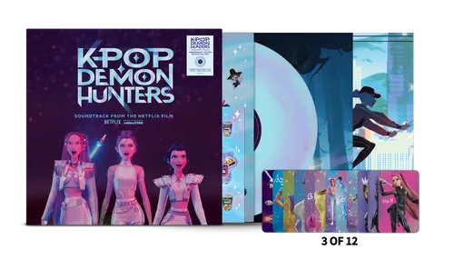 Various Artists - KPop Demon Hunters (Soundtrack from the Netflix Film) - Anniversary Edition vinyl record cover