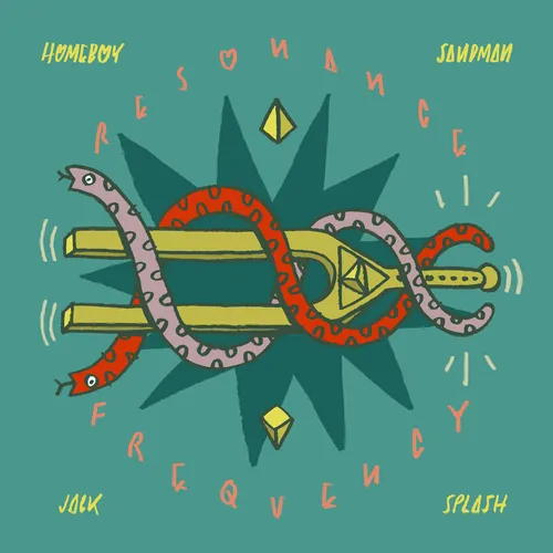 Homeboy Sandman & Jack Splash - Resonance Frequency vinyl record cover