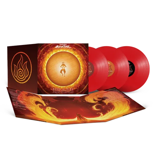 Jeremy Zuckerman - Avatar: The Last Airbender - Book 3: Fire (Music from the Animated Series) vinyl record cover