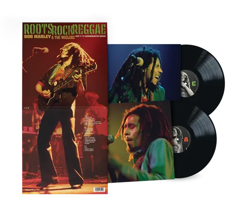 Marley, Bob & the Wailers - Roots Rock Reggae: Live At The Hammersmith Odeon vinyl record cover