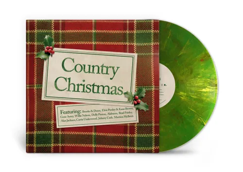 Various Artists - Country Christmas vinyl record cover