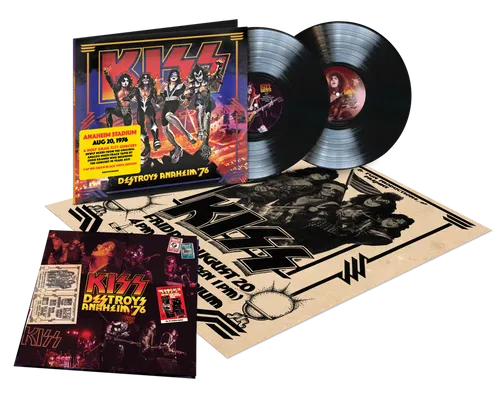 KISS - Kiss Destroys Anaheim '76 vinyl record cover
