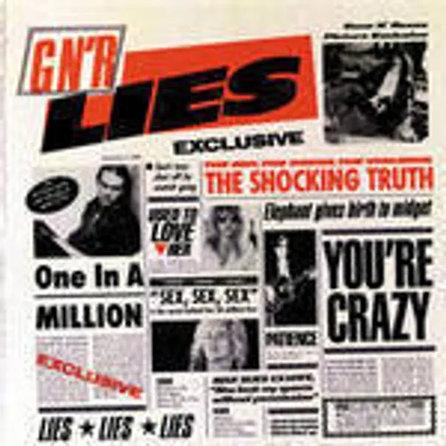Guns N' Roses - G N R Lies vinyl record cover