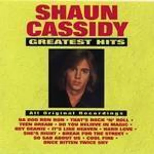 Shaun Cassidy - Greatest Hits vinyl record cover