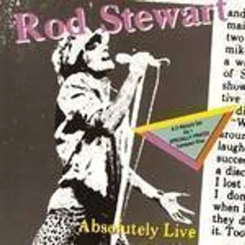 Rod Stewart - Absolutely Live vinyl record cover