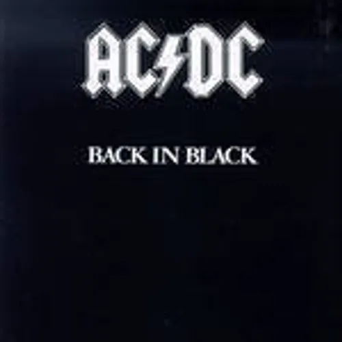 AC/DC - Back In Black vinyl record cover