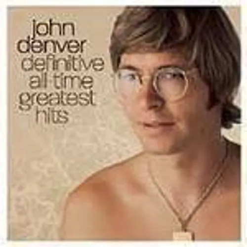 John Denver - Definitive All Time Greatest Hits vinyl record cover