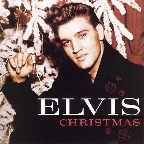 Elvis Presley - Elvis Christmas vinyl record cover